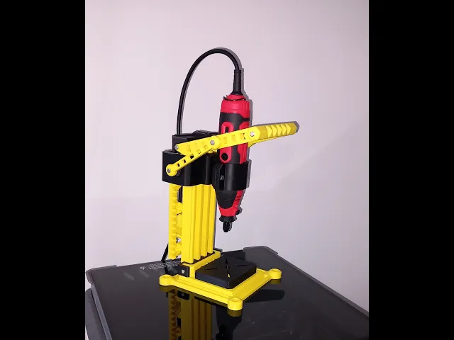 Lil' Lupo Rotary Tool Drill Press w Modular Accessories video thumbnail