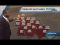 Heat advisory in effect across Charlotte with triple-digit feels