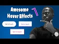 Modern Button Hover Animations - 1