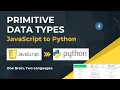 Compare primitive data types in JavaScript and Python