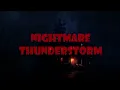 Nightmare Thunderstorm with Rain, Thunder and Scary Noises in a Haunted House at Night