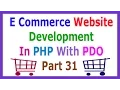 E Commerce Website Development In PHP With PDO Part 31 Display Sub Category Wise Product On Category