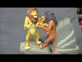 Kitwana s Toys 2003 Hasbro The Lion King Fight to the Finish Adult Simba Scar Loose Figures