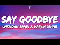 Download Lagu Unknown Brain \u0026 Marvin Divine - Say Goodbye (Lyrics)
