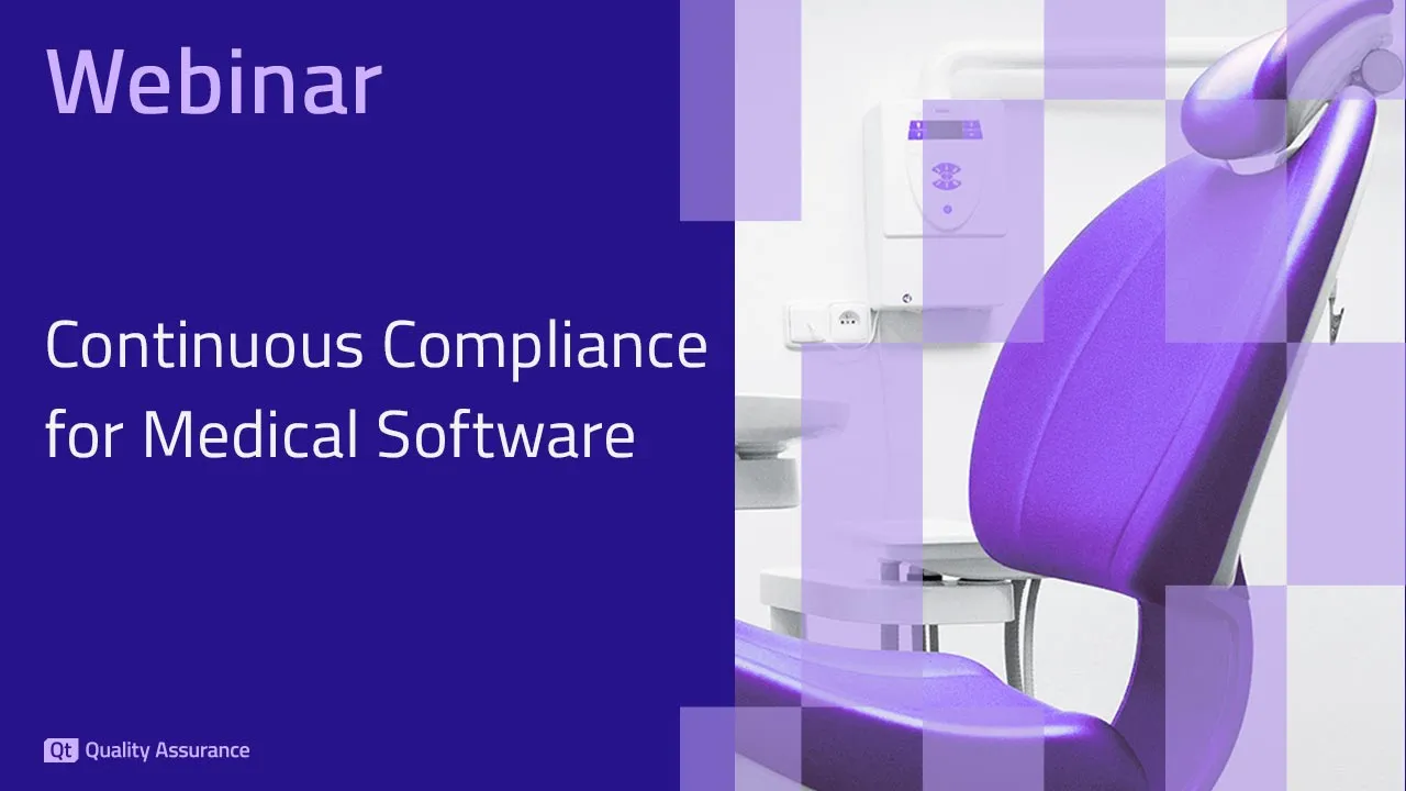 Webinar: Continuous Compliance for Medical Software
