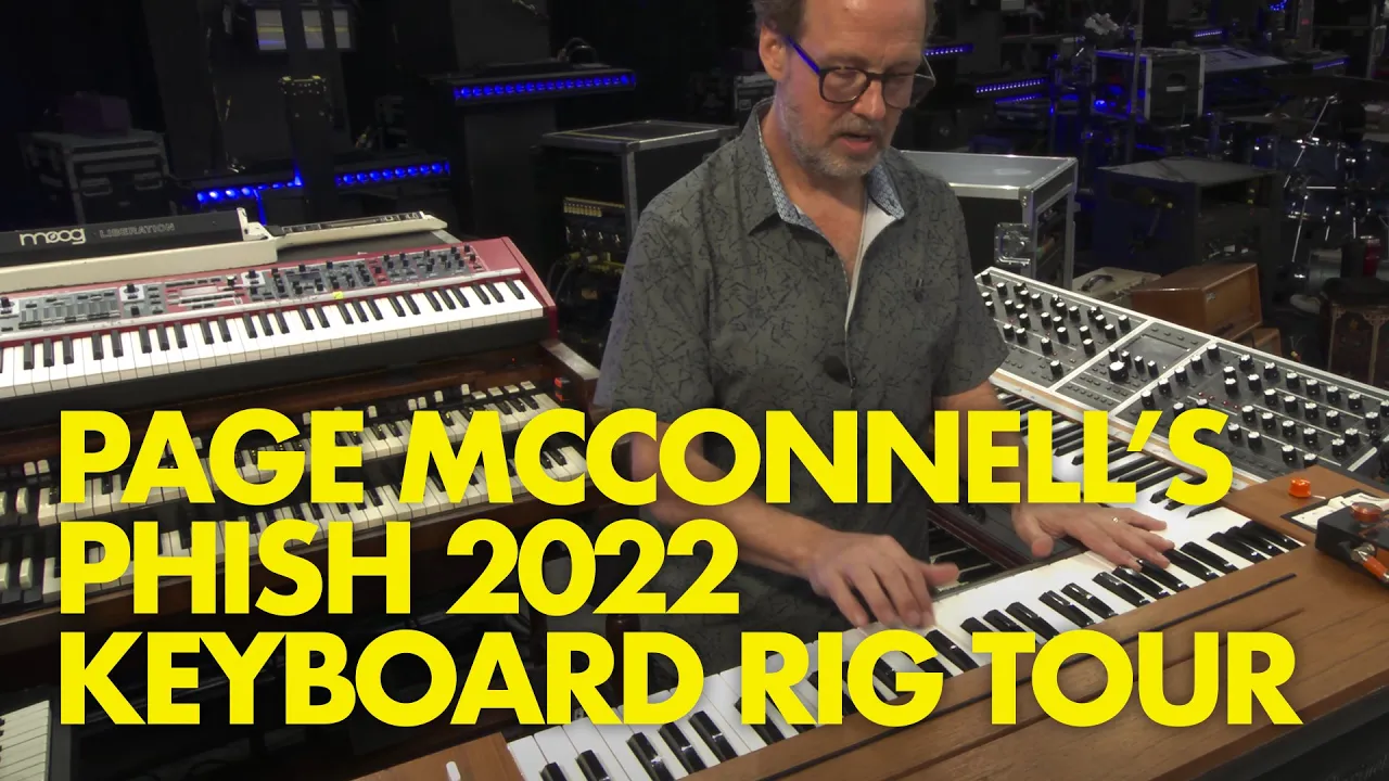 Page McConnell's Phish 2022 Keyboard Rig Tour (4K HDR)