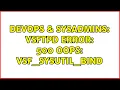 DevOps SysAdmins vsftpd error 500 OOPS vsf - sysutil