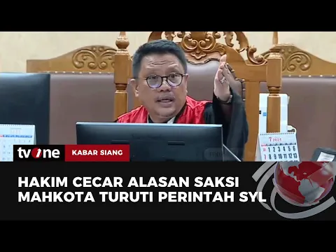 Kesaksian Eks Pegawai Kementan yang Takut Kehilangan Jabatan jika Menolak Perintah SYL