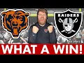 Download Lagu 🚨REACTION: Chicago Bears Get MASSIVE WIN Over Raiders On Josh Blackwell’s Blocked Field Goal!