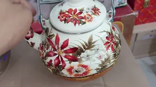 أنواع براد الشاي والأعشاب  جيرانيت  ألمونيوم  استانلس ستيل  بيركس  صاج  دندنها