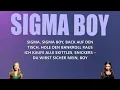 Download Lagu SIGMA BOY - (Deutsche Übersetzung mit Lycris! )