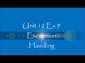 TCH322 Java 2 Unit 12 Ex 9