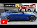 5x112 to 5x120 Wheel Adapters BMW G80 M3
