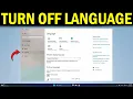 How To Turn Off Language Bar or Input Taskbar Indicator in Windows 11 or 10 - Quick Fix