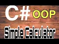 GUI Calculator using CSharp Object Oriented Programming