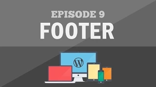Responsive Wordpress Theme Tutorial - Part 9 Footer