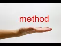 Download Lagu How to Pronounce method - American English
