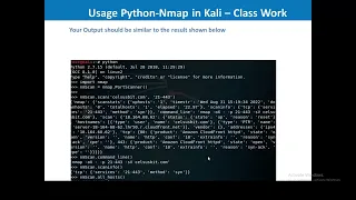 Python Nmap