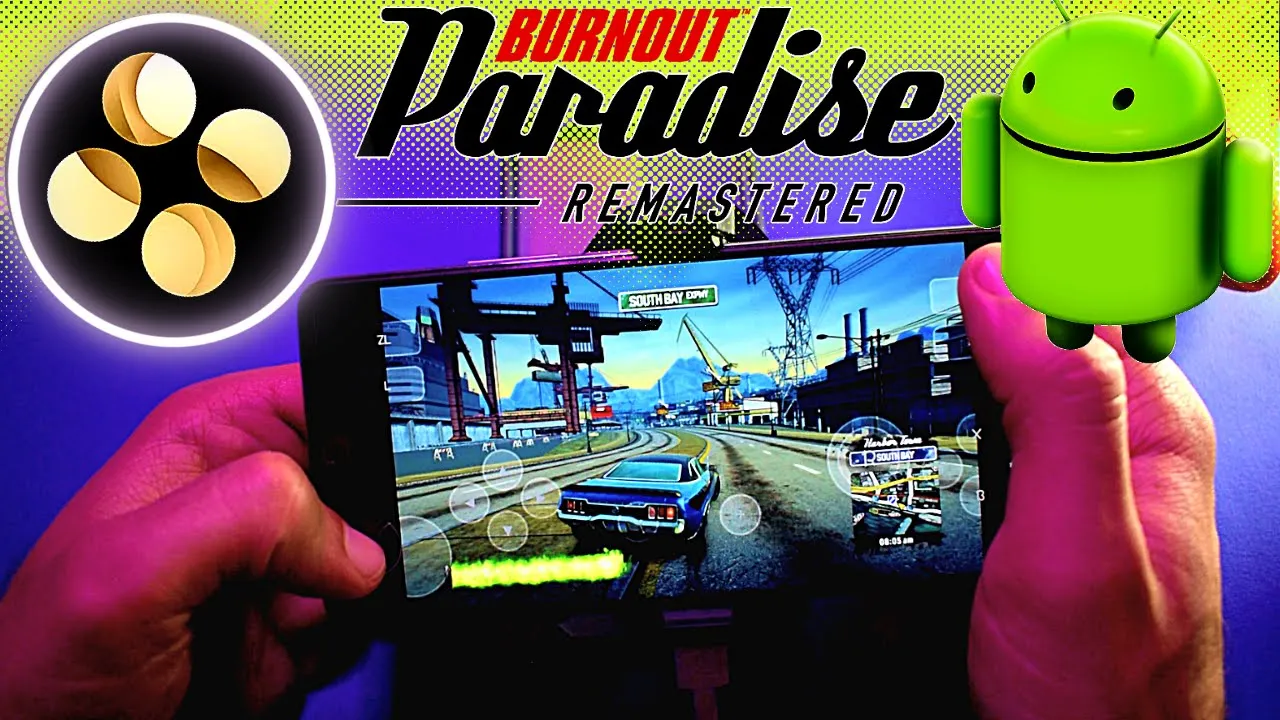 Burnout Paradise Remastered Skyline Android Gameplay - Skyline Emulator Edge - Skyline Edge Mali GPU