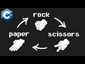 C ROCK PAPER SCISSORS game for beginners
