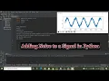 how to add noise to a signal in python Adding noise to a signal in pycharm