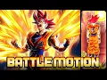 NEW BATTLE MOTION 100 EZA LR INT GOD GOKU DBZ Dokkan Battle