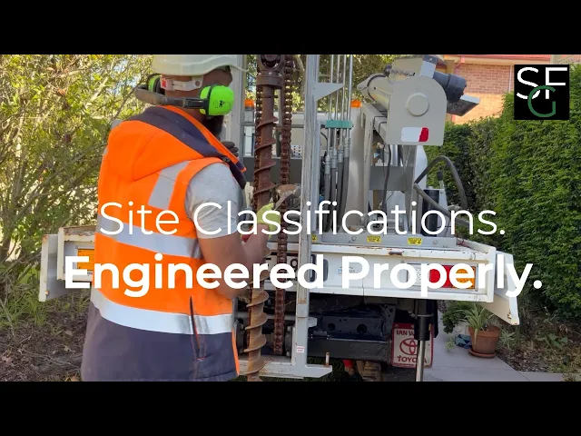 Site Classification to AS 2870: SFGEO geotechnical investigation in Cherrybrook, NSW - YouTube thumbnail