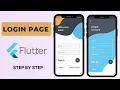 Beautiful login signup page in flutter In Hindi UI UX