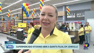 Supermercado Vitorino inaugura quinta unidade em Joinville