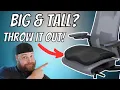 Tall and using a seat cushion Get rid of it