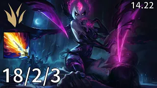 Evelynn Jungle vs Zyra - EUW Master Patch 14 22