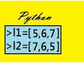 Python Lists that are Equal