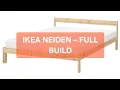 IKEA NEIDEN Bed Assembly Step-by-Step Still Worth It in 2026 time-lapse