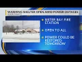 Warming shelter opens in Sister Bay amid power outages