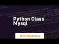 python class mysql