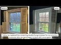 Harvey Vinyl Double Hung Replacement Window Project in Stamford CT