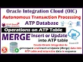 ATP - 5 Insert or Update Merge