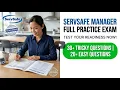 ServSafe Manager Full Practice Exam 2026 Food Safety Certification Review