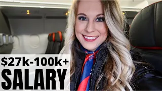 HOW MUCH DO FLIGHT ATTENDANTS MAKE