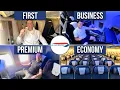 British Airways In All Four Classes First Business Premium Economy Economy