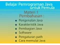 Pengenalan Bahasa Pemrograman Java untuk Pemula -