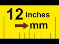 How to Convert 12 Inches to Millimeters