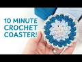 How to Crochet a Coaster for Beginners