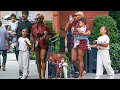 Serena Williams Makes Rare Sighting With Her Husband And Two Children In New York City