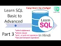 Mastering SQL Part 3 - Select Statements WHERE Clause and Advanced Operators