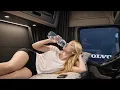 Trapped on I-70 Solo Female Trucker Takes on a Kansas Ice Storm
