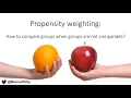 Propensity score weighting