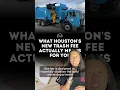 Houston homeowners a new 5 monthly fee just showed up on your water bill