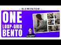 One Loop Grid Bento Style Web Design for Posts or Products - Elementor Wordpress Tutorial