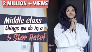 Download Middle-Class things we do in a 5-star hotel | RJ Saru | Being Saru | JFW Originals|English Subtitles MP3